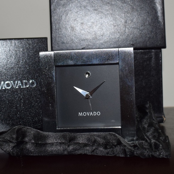 Movado desk clock - Picture 3 of 4